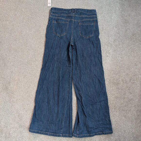 Anthropologie Pilcro & the Letterpress Wide Leg Jeans, Size 30, Blue - Picture 2 of 5